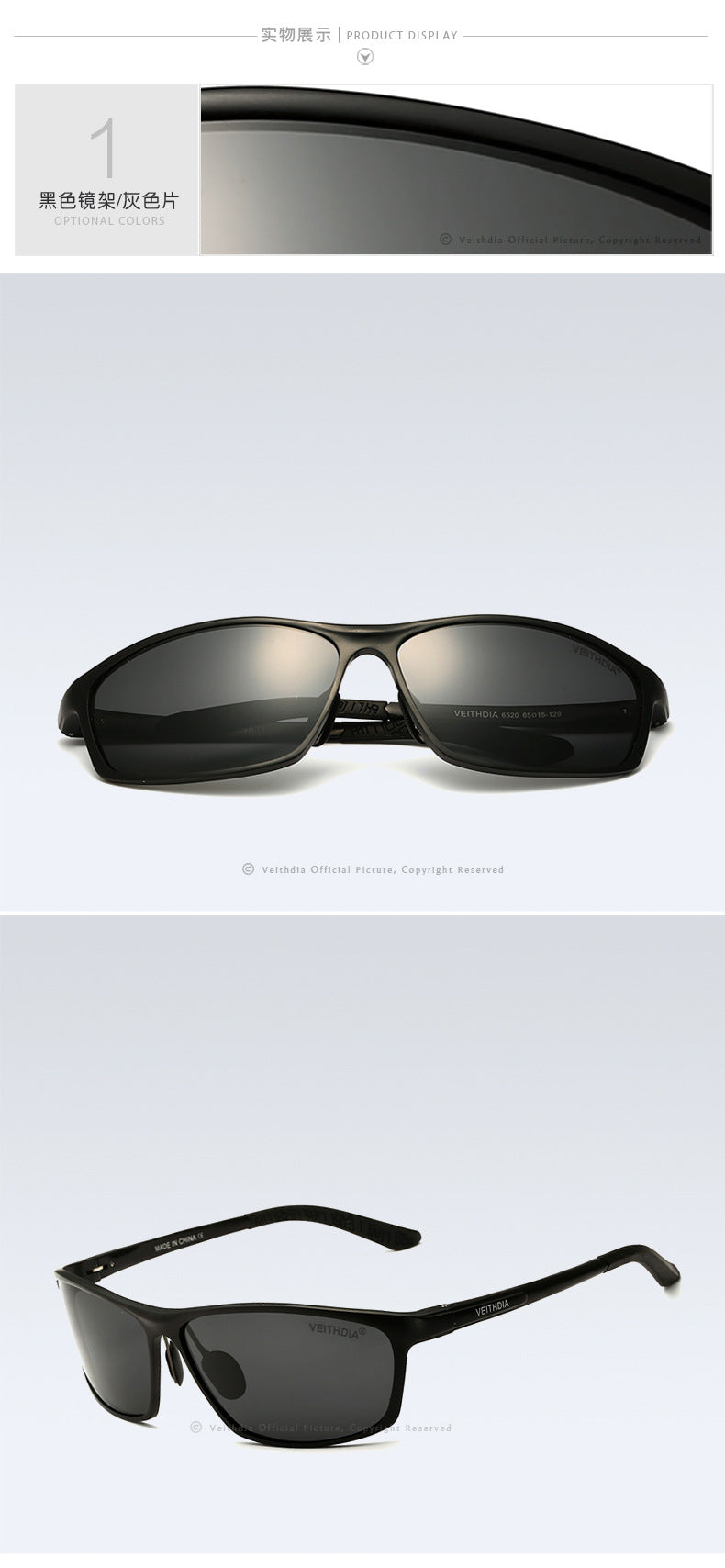 Men's sunglasses, polarized aluminum-magnesium sunglasses, fishing & driving glasses, driver's glasses