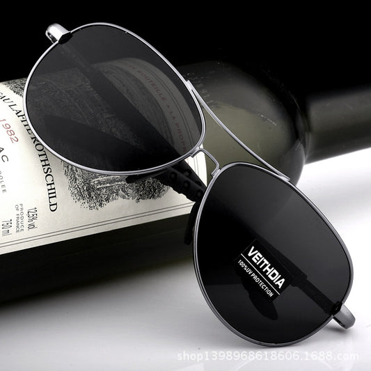 Men's polarized sunglasses - uv protection, lightweight aviator style