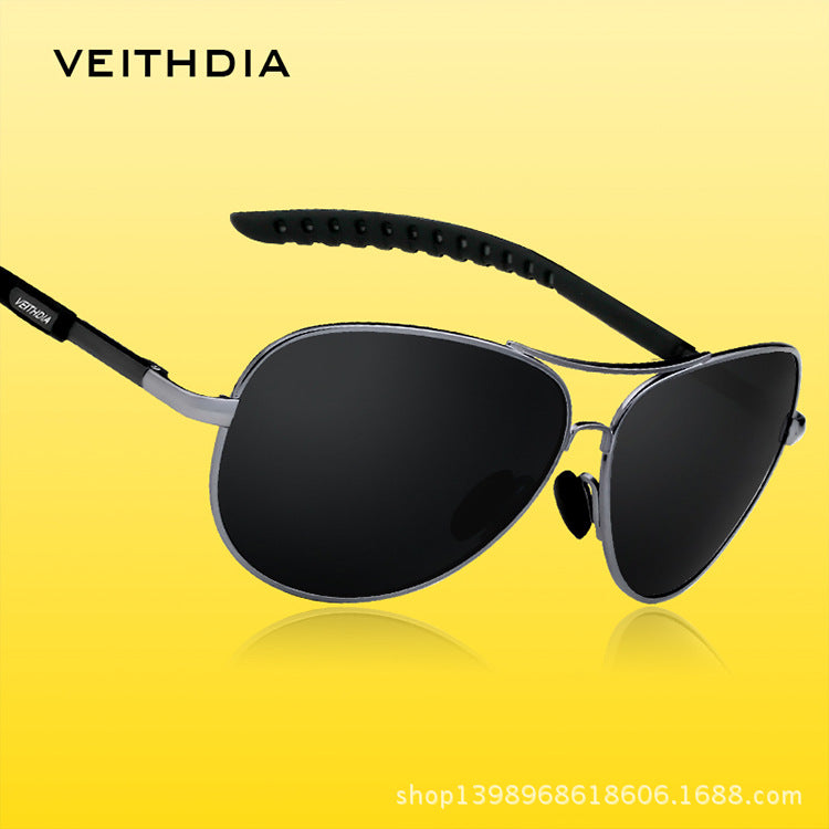 Men's polarized sunglasses - uv protection, lightweight aviator style