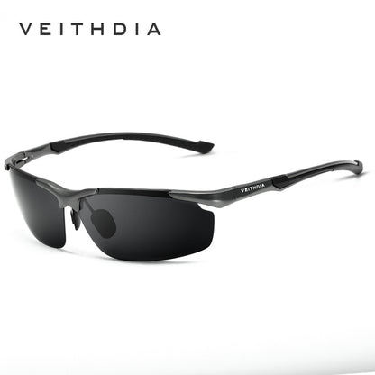 Men's aluminum-magnesium polarized sunglasses - stylish driving glasses for men