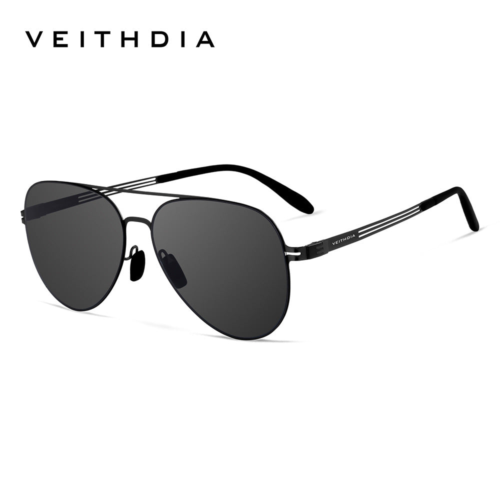 Unisex aviator sunglasses - flexible stainless steel