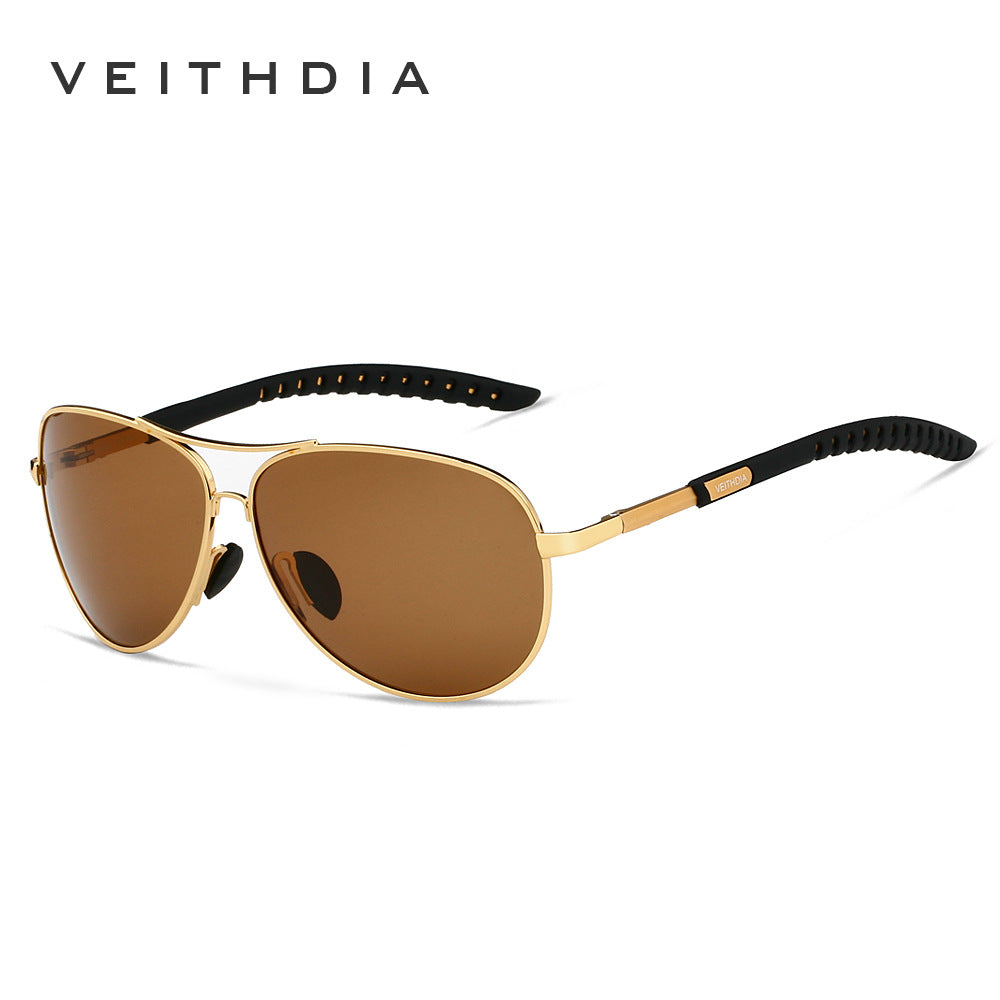 Men's polarized sunglasses - uv protection, lightweight aviator style