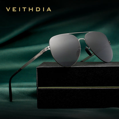 Unisex aviator sunglasses - flexible stainless steel