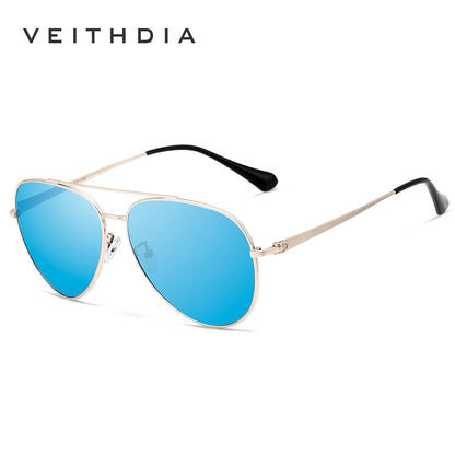 Men's polarized sunglasses - aviator style driving & fishing shades