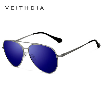 Men's polarized sunglasses - aviator style driving & fishing shades