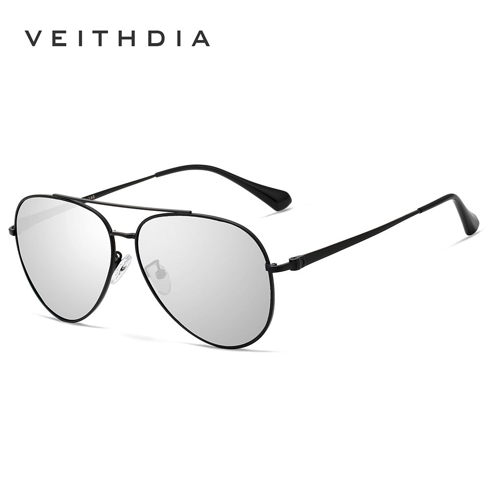 Men's polarized sunglasses - aviator style driving & fishing shades