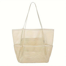 Double-Layer Mesh Beach Tote Bag