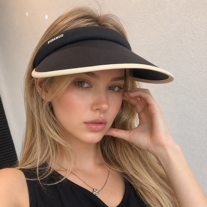 Women’s Foldable Open-Top Sun Visor Hat