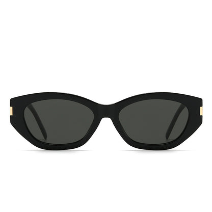 Cat Eye Butterfly Sunglasses with Black Storage Pouch