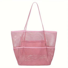 Double-Layer Mesh Beach Tote Bag