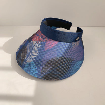 Women’s Wide Brim Open-Top Sun Visor Hat